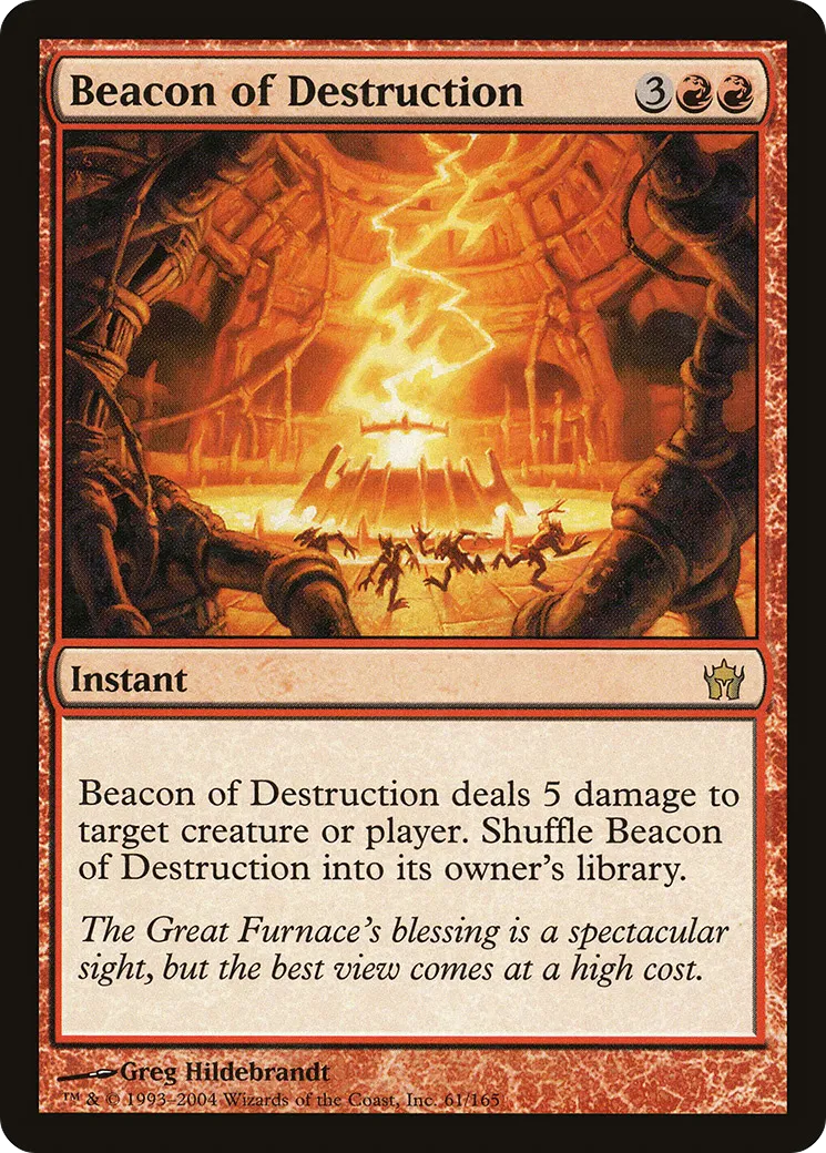 Beacon of Destruction — Fifth Dawn — Magic: The Gathering