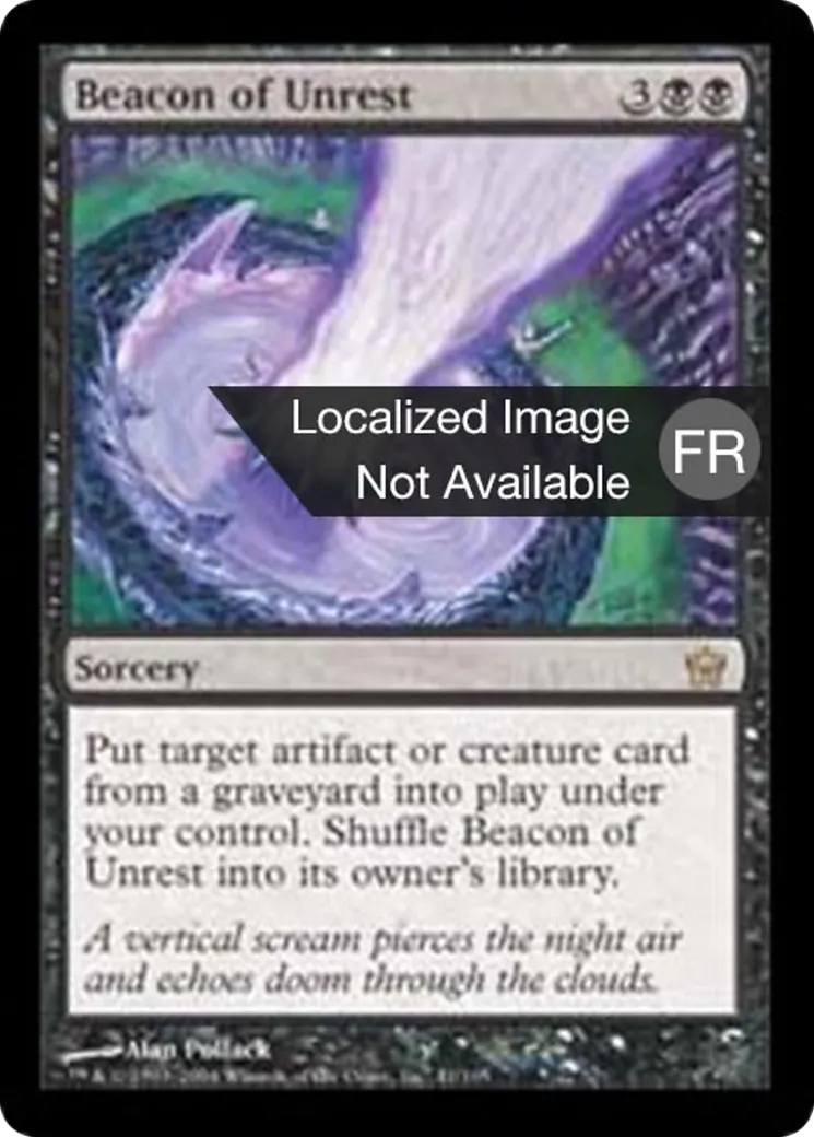 Flambeau de l'Inquiétude — Fifth Dawn — Magic: The Gathering
