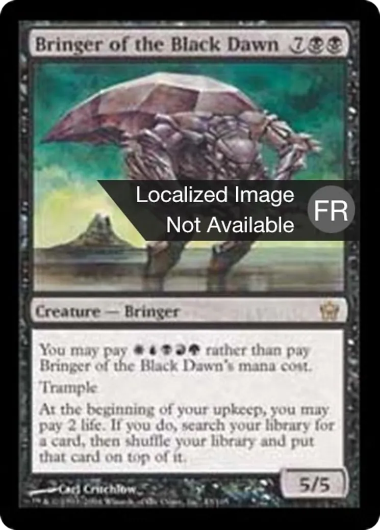 Annonciateur de l'Aube noire — Fifth Dawn — Magic: The Gathering
