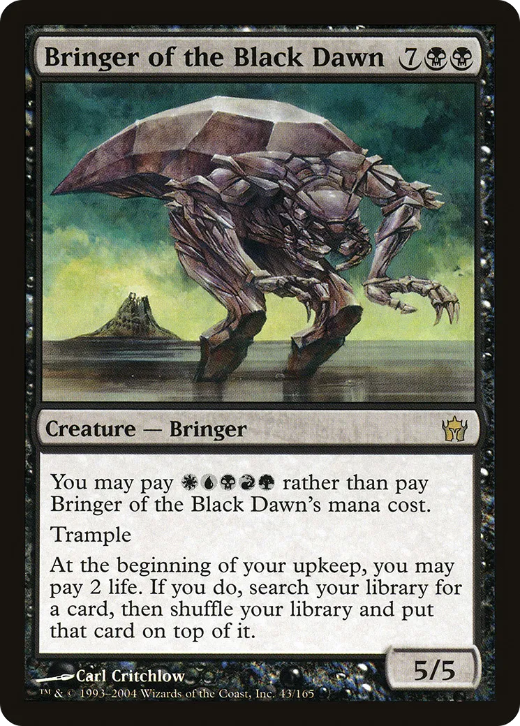 Bringer of the Black Dawn — Fifth Dawn — Magic: The Gathering