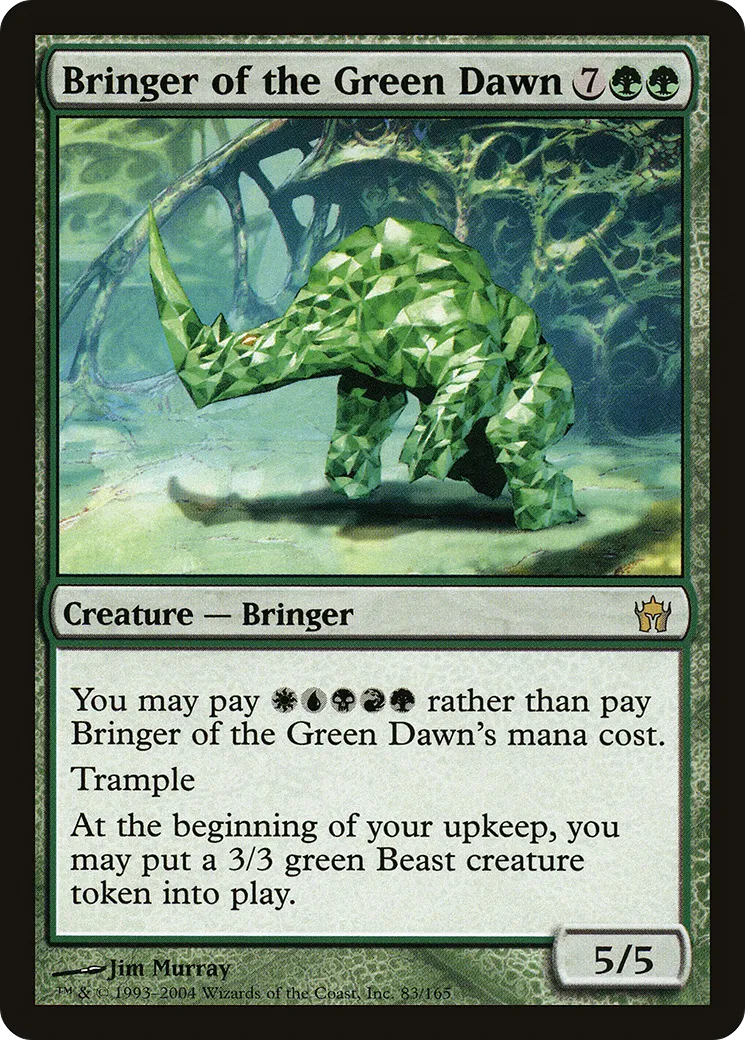 Bringer of the Green Dawn — Fifth Dawn — Magic: The Gathering