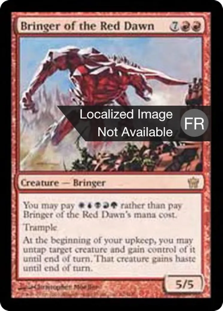 Annonciateur de l'Aube rouge — Fifth Dawn — Magic: The Gathering