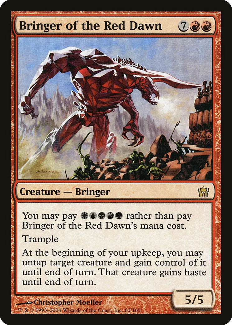 Bringer of the Red Dawn — Fifth Dawn — Magic: The Gathering
