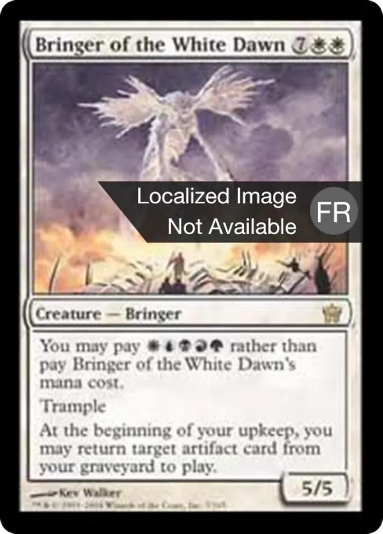 Annonciateur de l'Aube blanche — Fifth Dawn — Magic: The Gathering