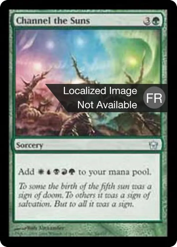 Canaliser l'énergie des soleils — Fifth Dawn — Magic: The Gathering