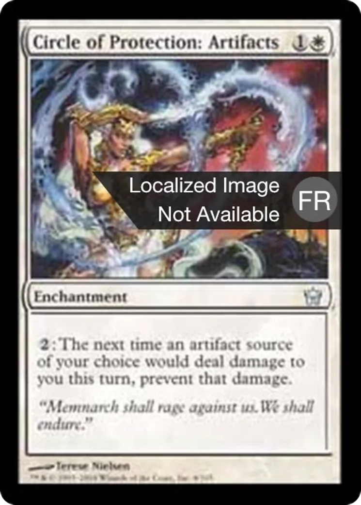 Cercle de protection : artefacts — Fifth Dawn — Magic: The Gathering