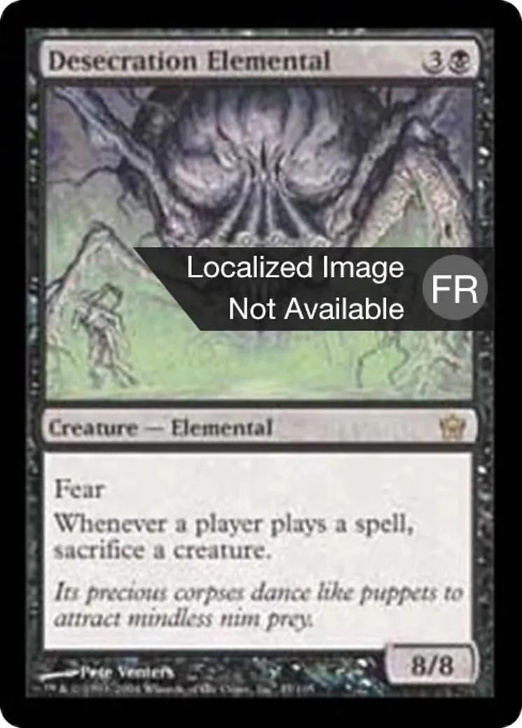Élémental de profanation — Fifth Dawn — Magic: The Gathering