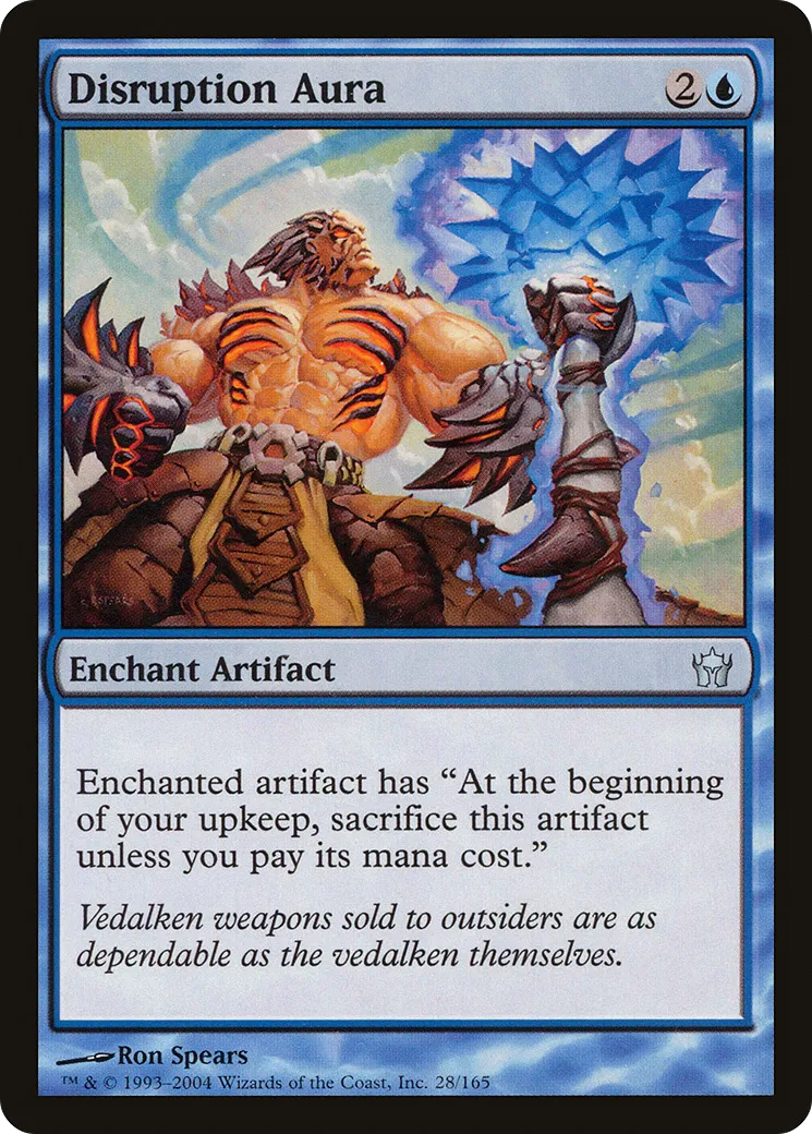 Disruption Aura — Fifth Dawn — Magic: The Gathering