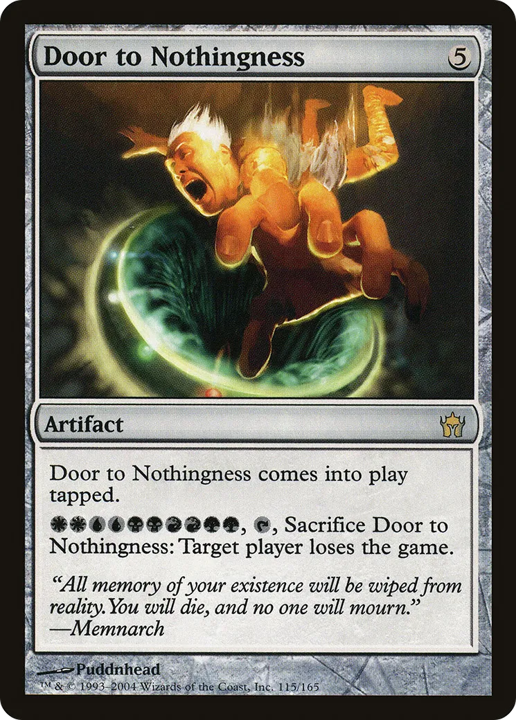 Door to Nothingness — Fifth Dawn — Magic: The Gathering