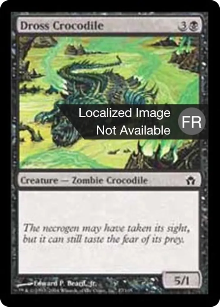 Crocodile de Mephidross — Fifth Dawn — Magic: The Gathering