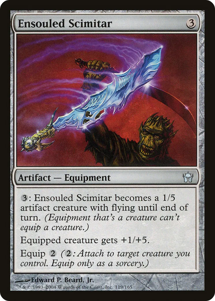 Ensouled Scimitar — Fifth Dawn — Magic: The Gathering
