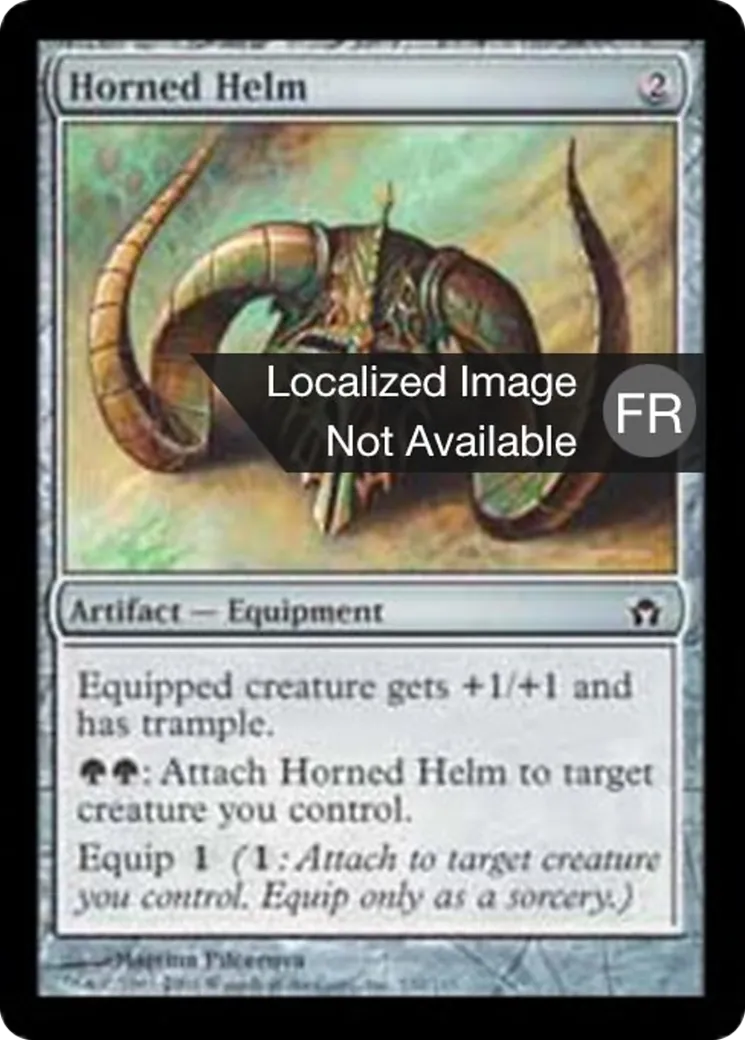 Heaume cornu — Fifth Dawn — Magic: The Gathering