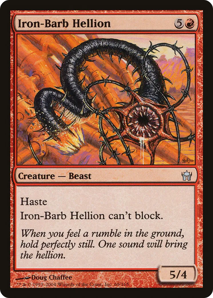 Iron-Barb Hellion — Fifth Dawn — Magic: The Gathering