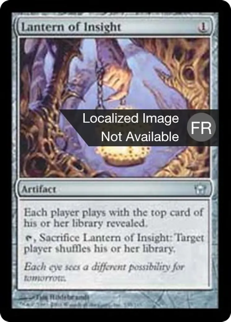 Lanterne de perspicacité — Fifth Dawn — Magic: The Gathering