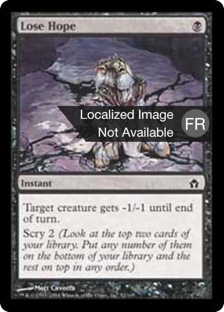 Perdre espoir from Fifth Dawn - Magic: The Gathering