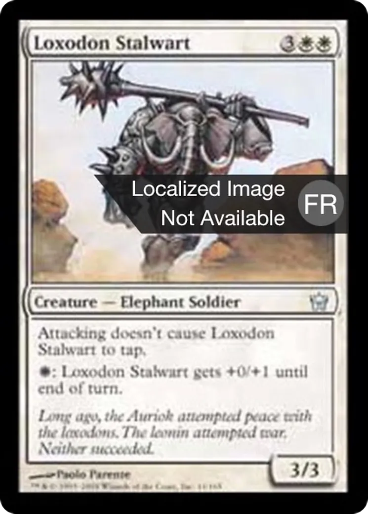 Loxodon vigoureux — Fifth Dawn — Magic: The Gathering