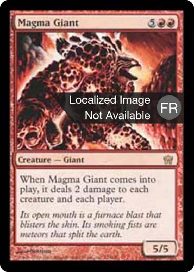 Géant de magma — Fifth Dawn — Magic: The Gathering