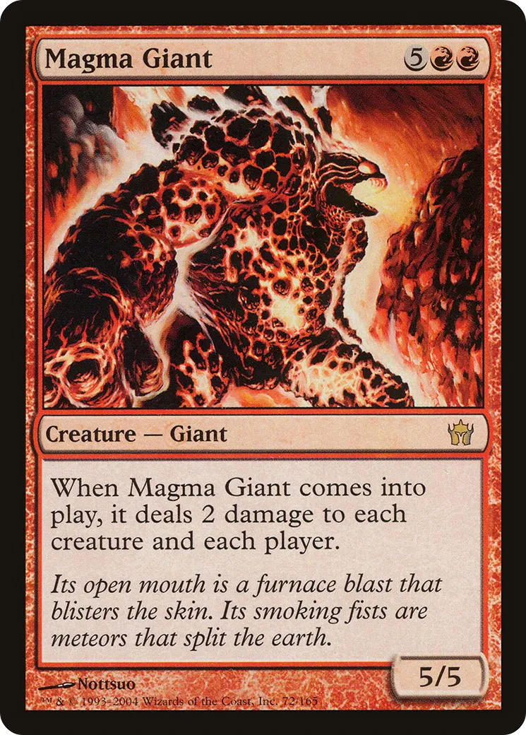 Magma Giant — Fifth Dawn — Magic: The Gathering