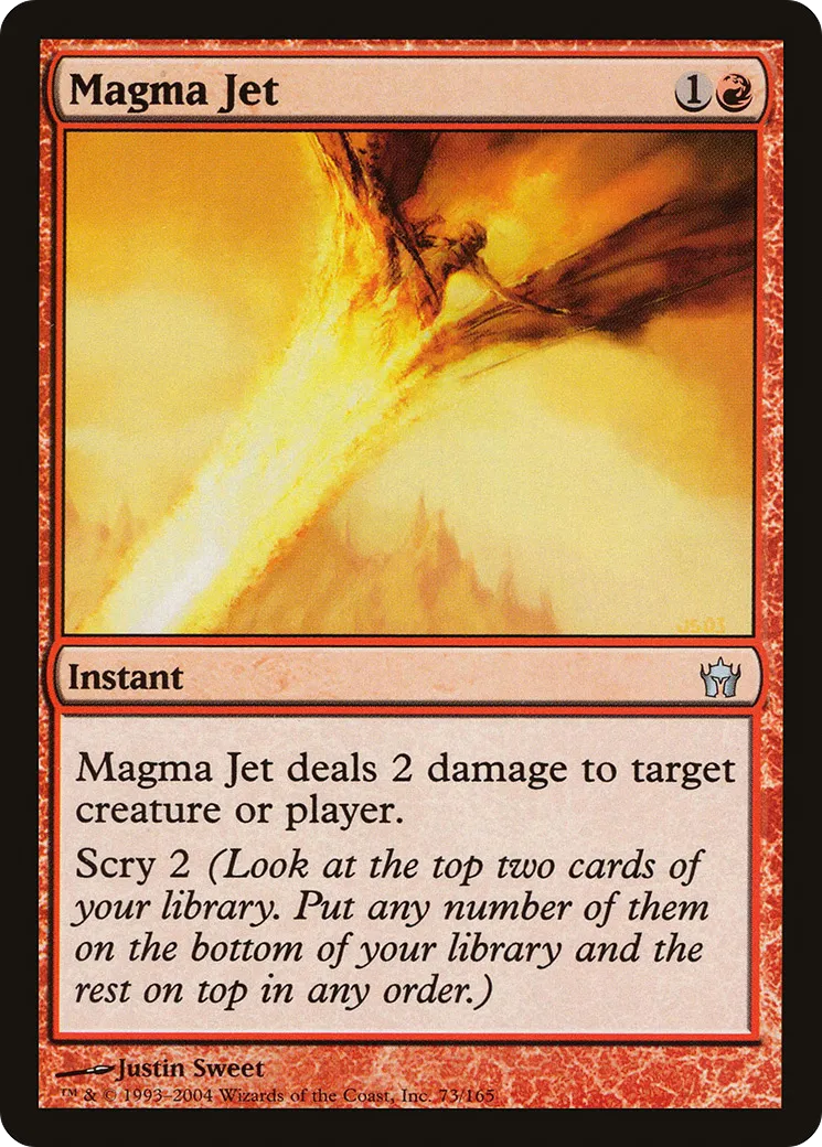 Magma Jet from Fifth Dawn - Magic: The Gathering