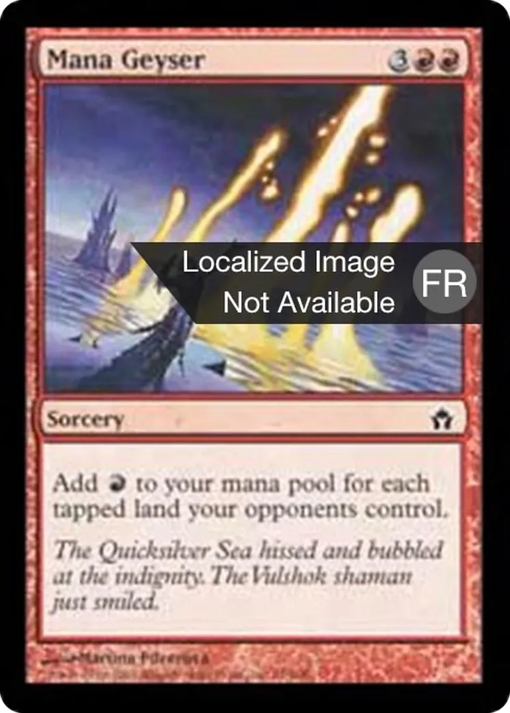 Geyser de mana — Fifth Dawn — Magic: The Gathering
