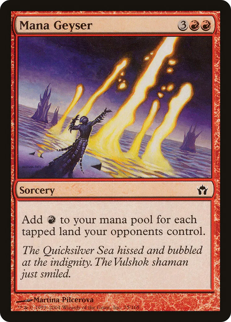 Mana Geyser — Fifth Dawn — Magic: The Gathering