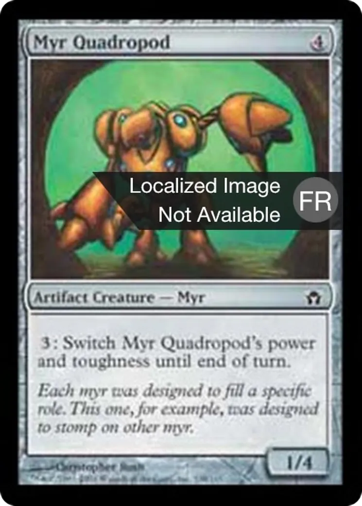 Quadripode myr — Fifth Dawn — Magic: The Gathering