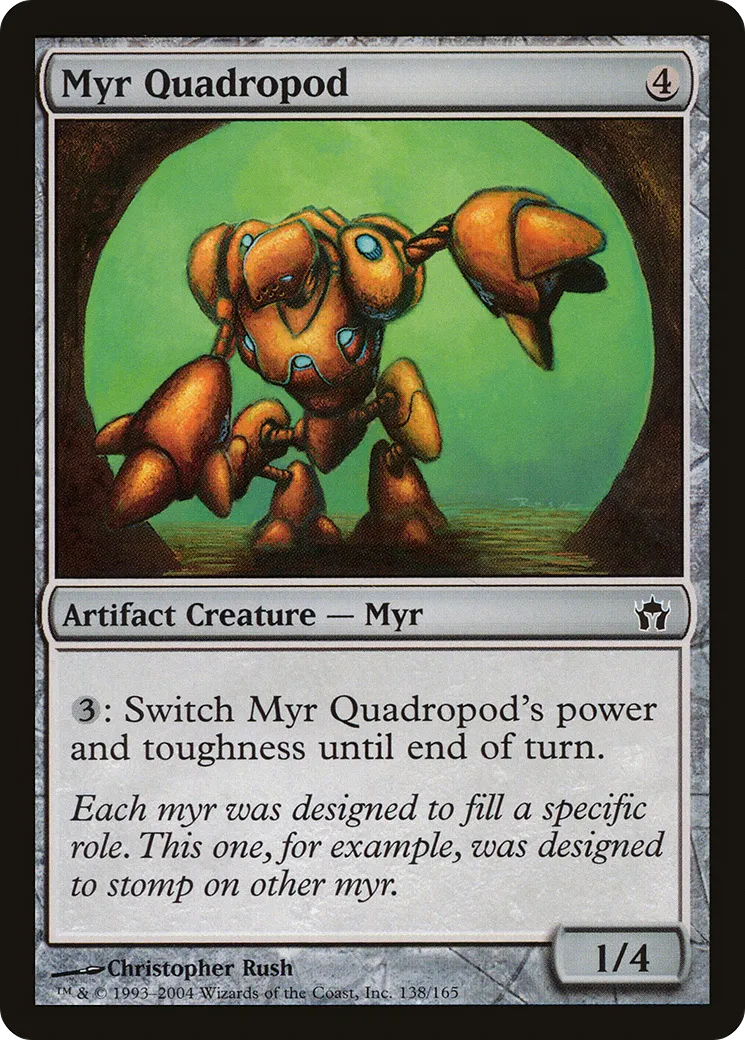 Myr Quadropod — Fifth Dawn — Magic: The Gathering