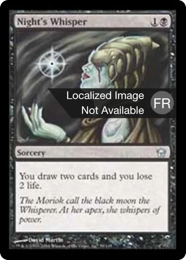 Chuchotements nocturnes — Fifth Dawn — Magic: The Gathering
