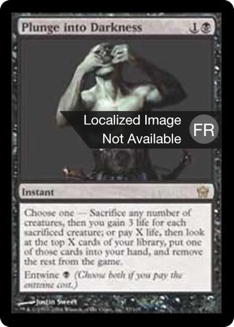 Plongeon dans les ténèbres — Fifth Dawn — Magic: The Gathering