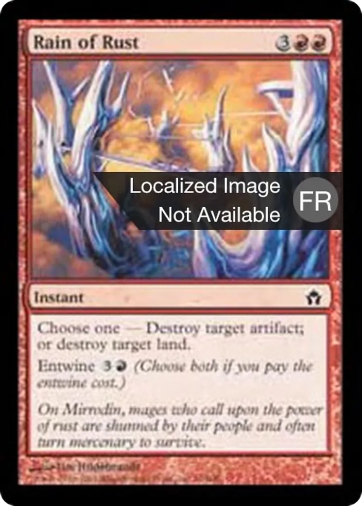 Pluie de rouille — Fifth Dawn — Magic: The Gathering