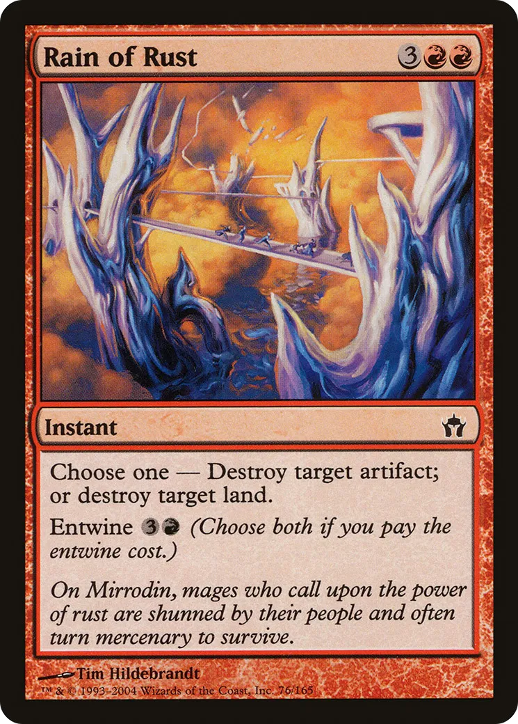 Pluie de rouille — Fifth Dawn — Magic: The Gathering