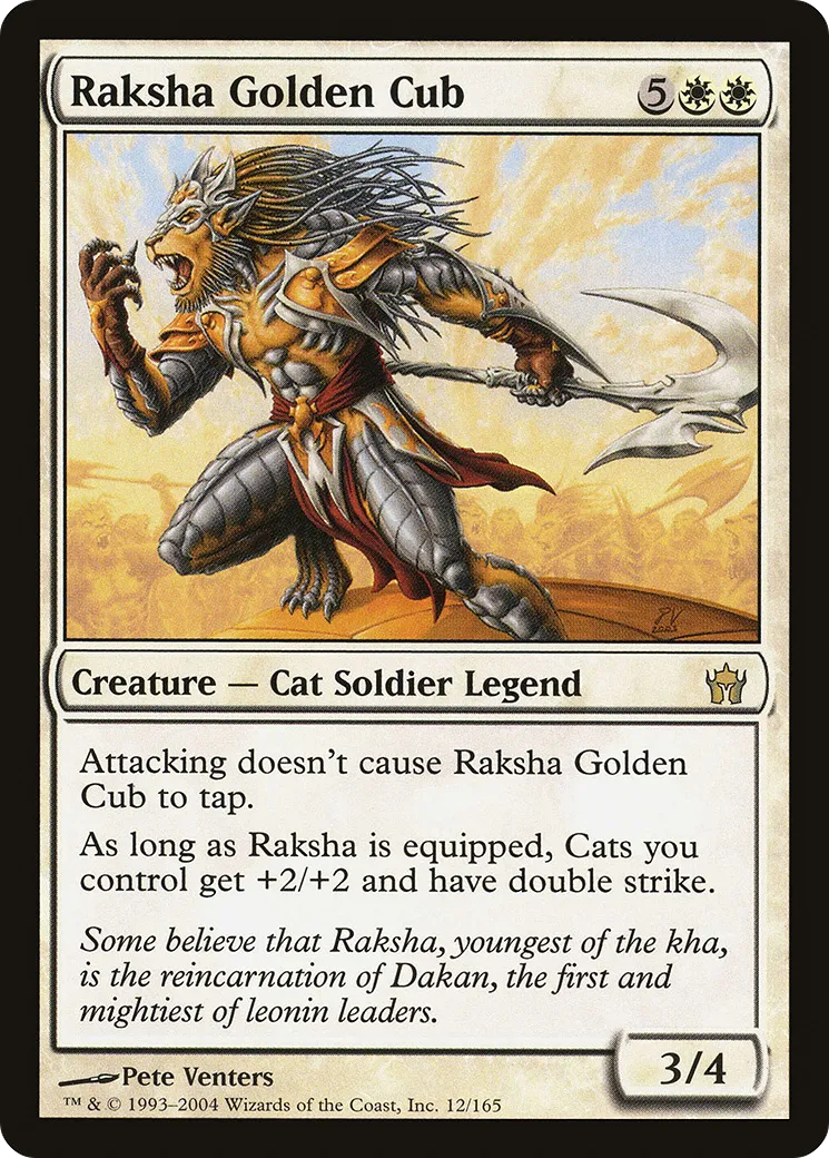 Raksha Golden Cub — Fifth Dawn — Magic: The Gathering
