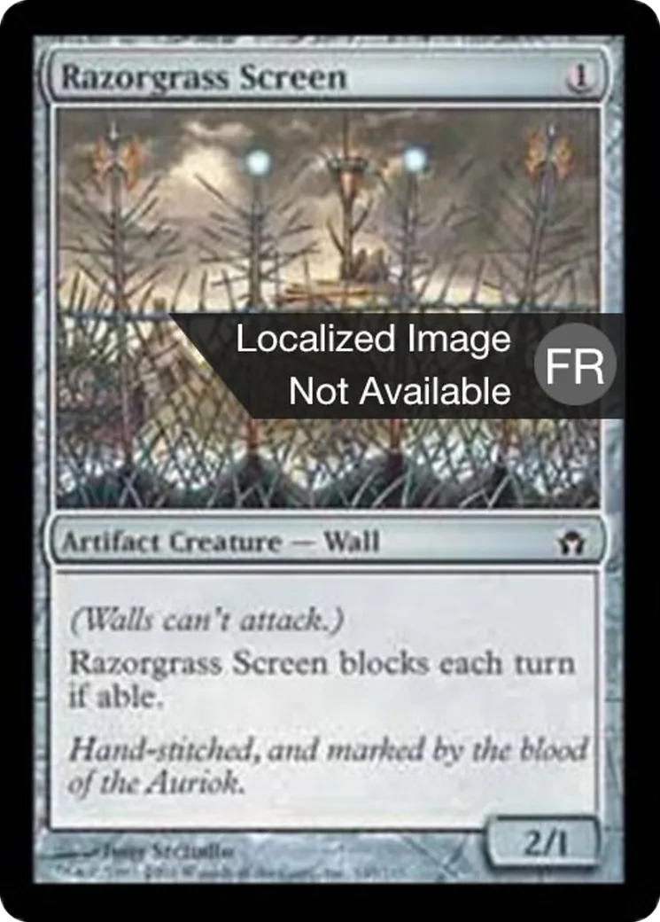 Paravent de rasherbe — Fifth Dawn — Magic: The Gathering