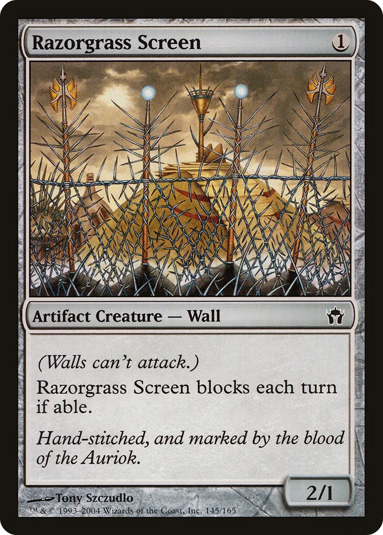 Razorgrass Screen — Fifth Dawn — Magic: The Gathering