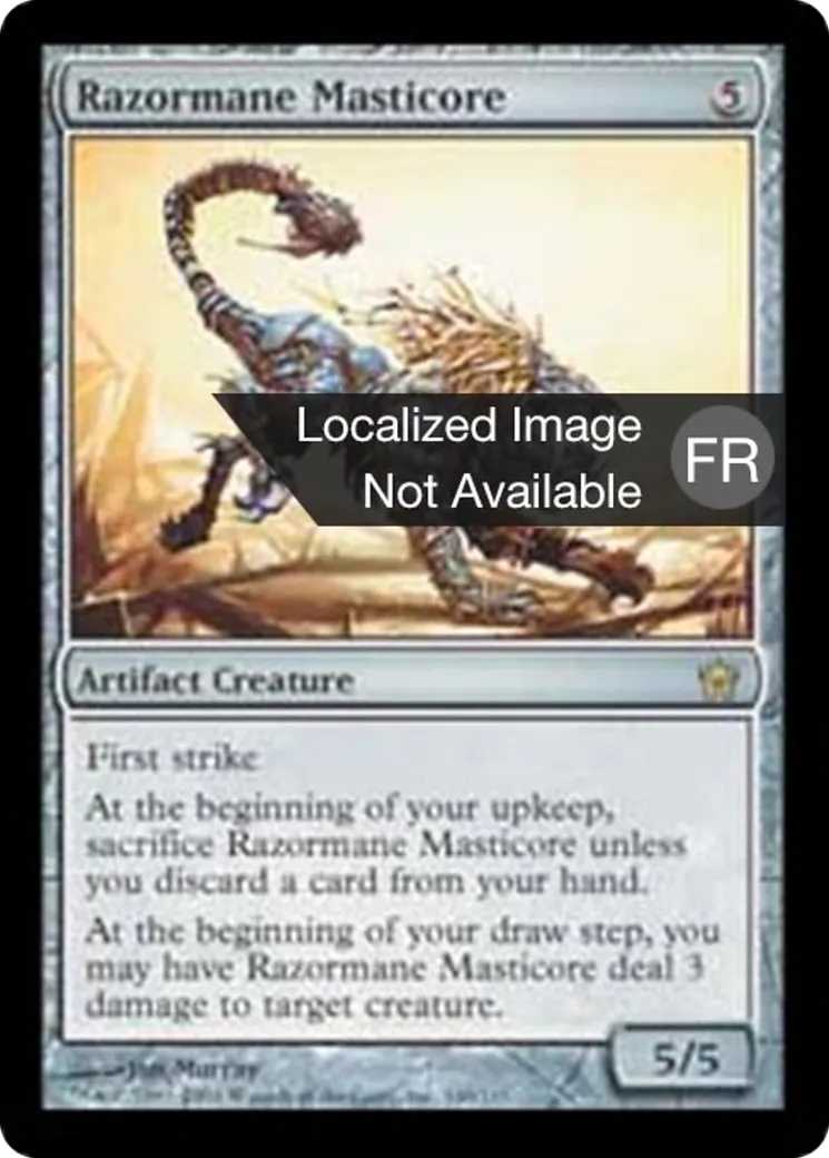 Masticore à crinière tranchante from Fifth Dawn - Magic: The Gathering