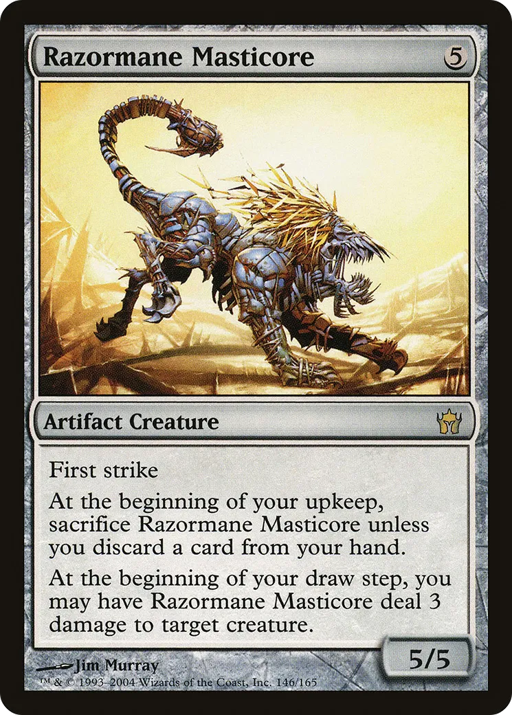 Razormane Masticore — Fifth Dawn — Magic: The Gathering