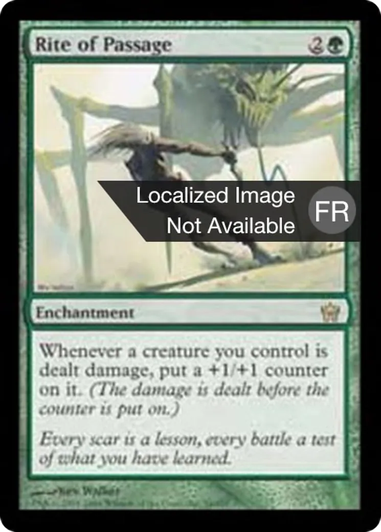Rite de passage — Fifth Dawn — Magic: The Gathering