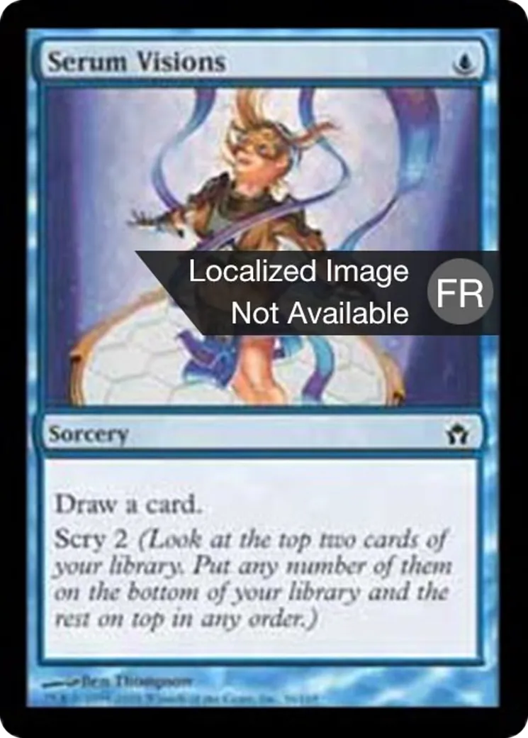 Visions nées du sérum — Fifth Dawn — Magic: The Gathering