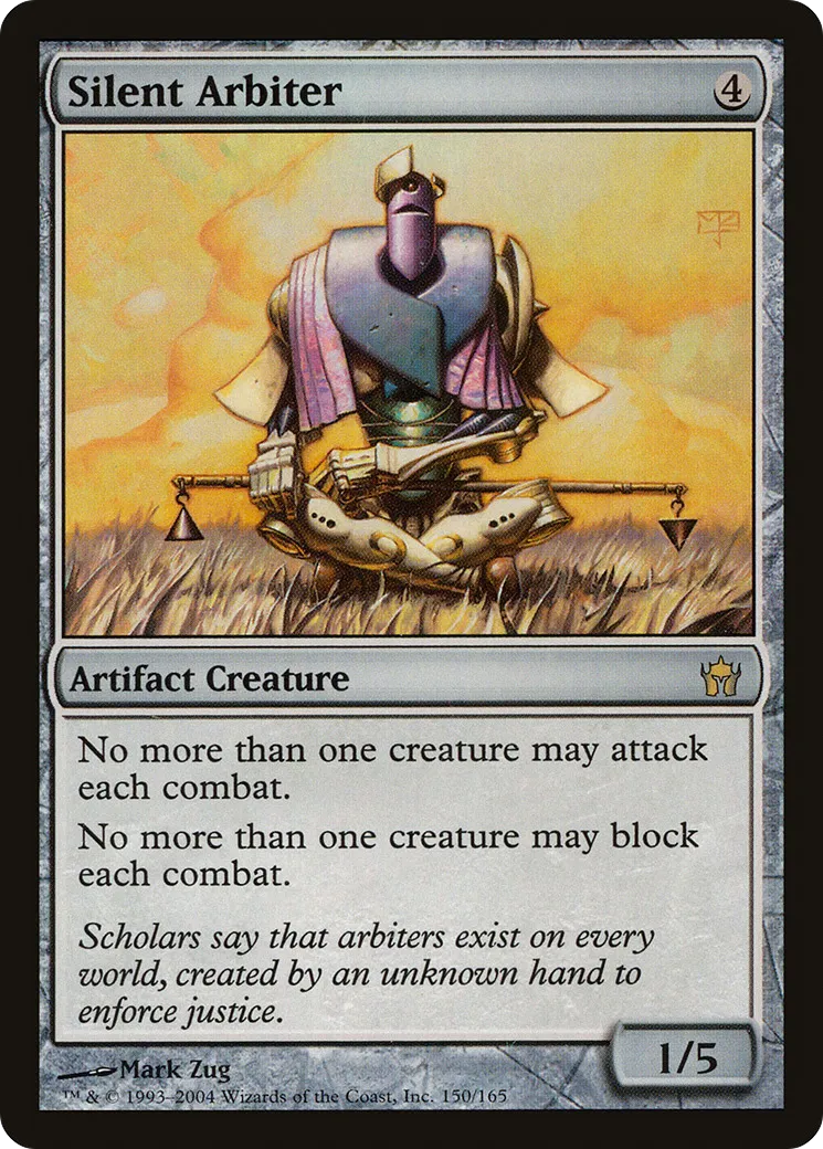 Silent Arbiter — Fifth Dawn — Magic: The Gathering