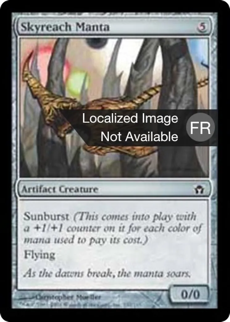Raie manta toucheciel — Fifth Dawn — Magic: The Gathering