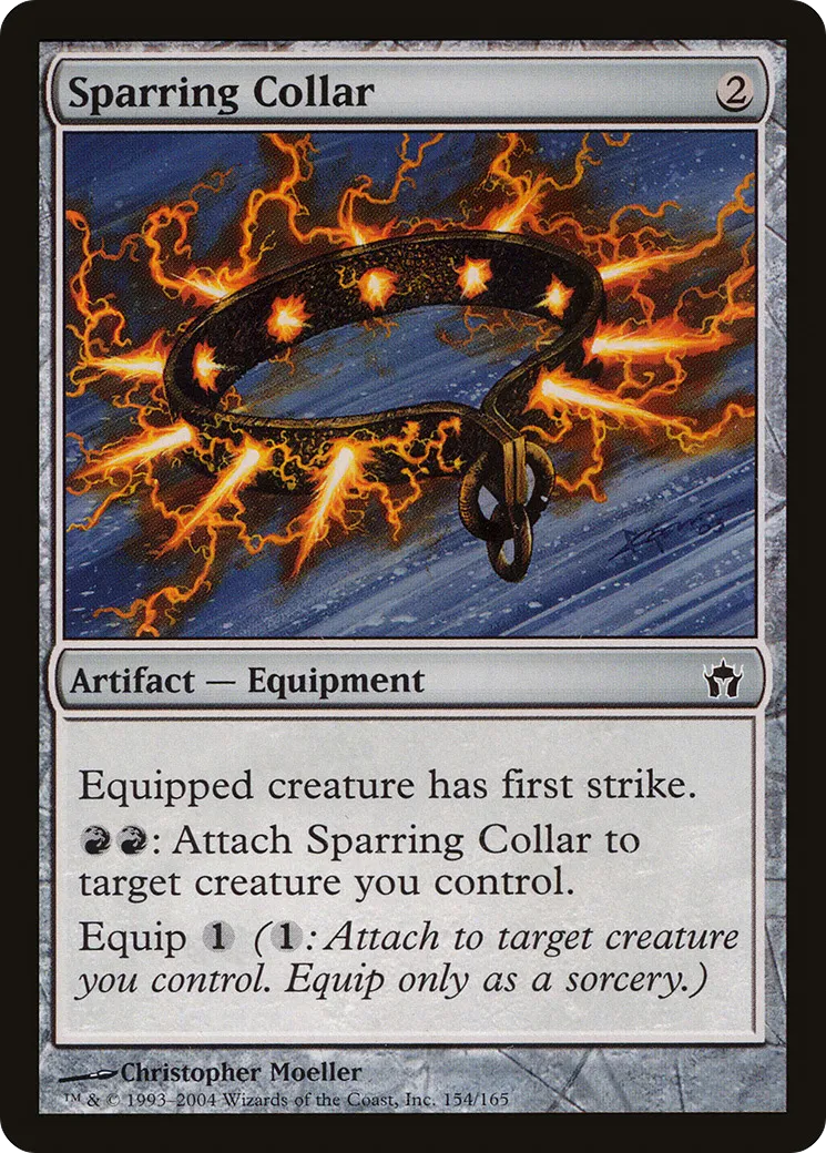 Sparring Collar from Fifth Dawn - Magic: The Gathering