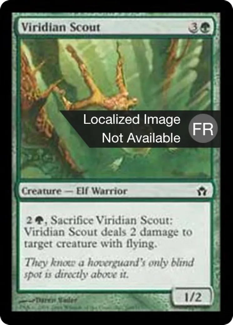Éclaireur viridian — Fifth Dawn — Magic: The Gathering