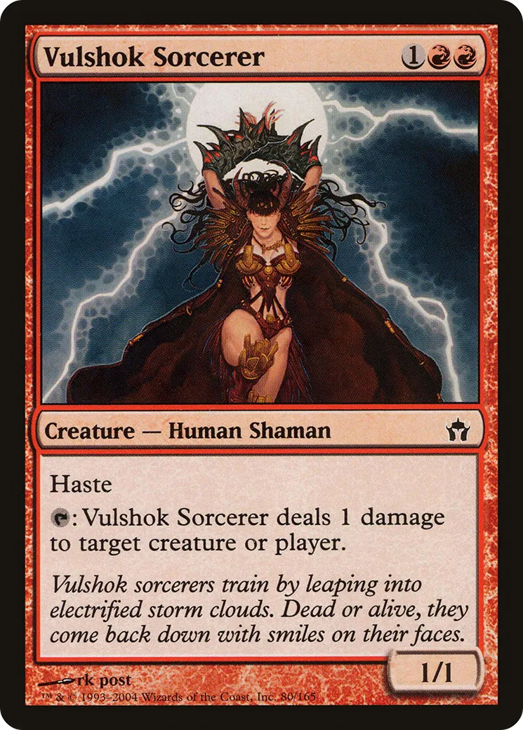 Vulshok Sorcerer — Fifth Dawn — Magic: The Gathering