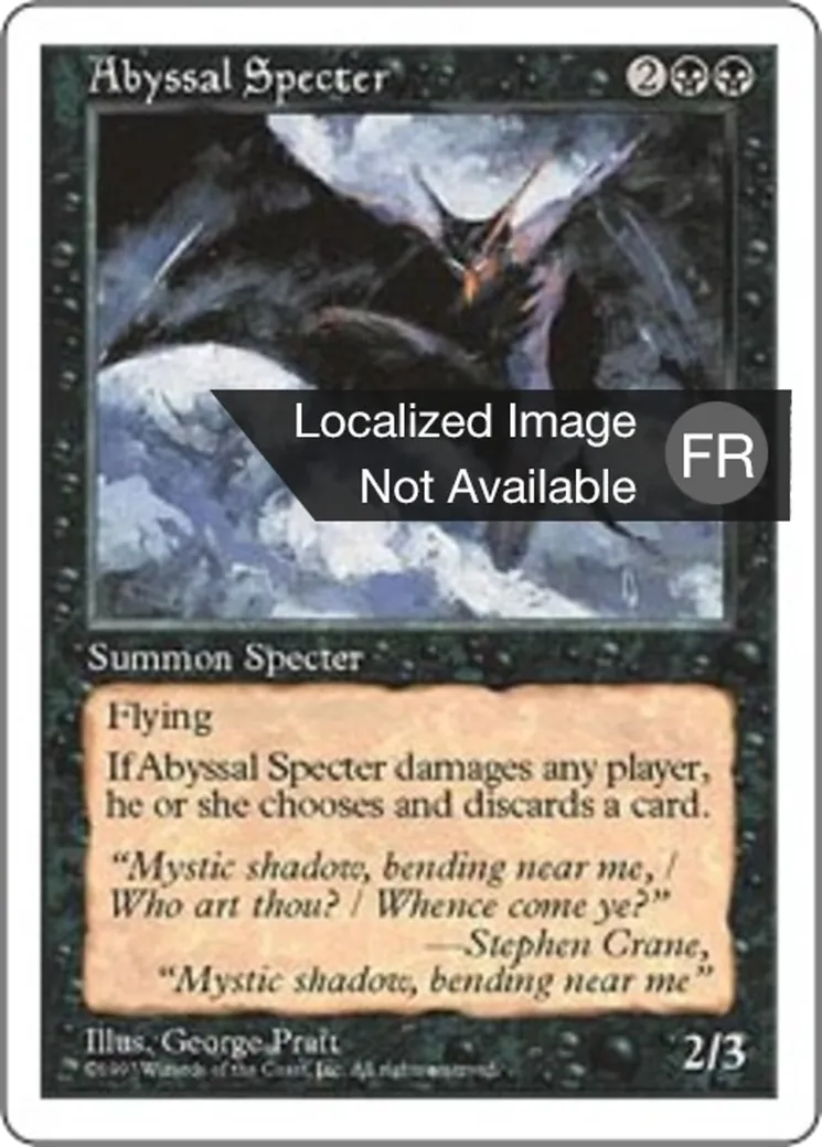 Spectre des abysses — Fifth Edition — Magic: The Gathering