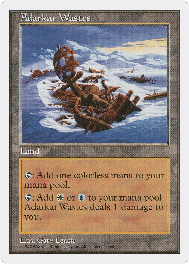 Adarkar Wastes — Fifth Edition — Magic: The Gathering
