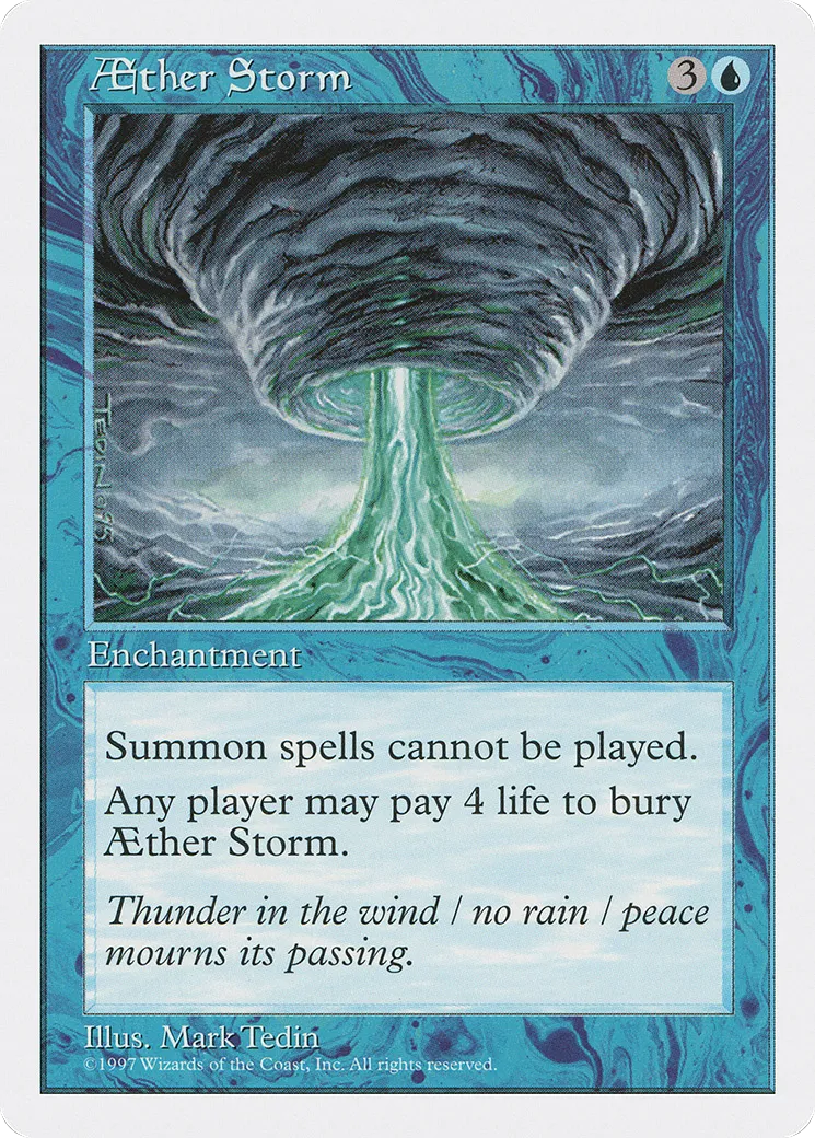 Aether Storm from Fifth Edition - Magic: The Gathering