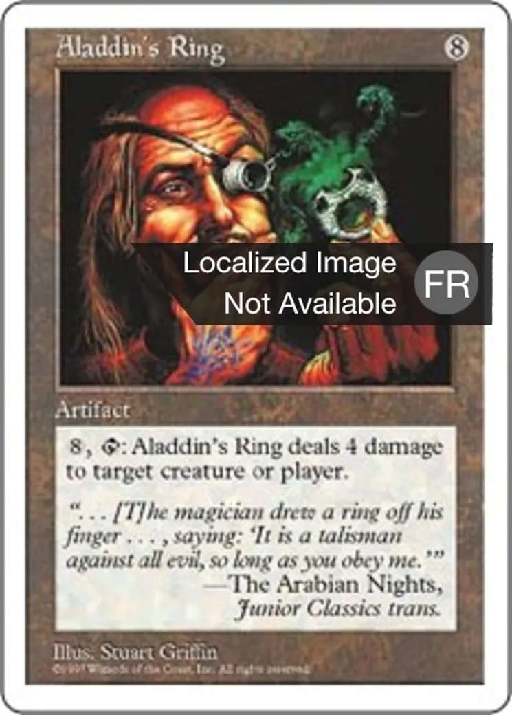 Anneau d'Aladdin — Fifth Edition — Magic: The Gathering