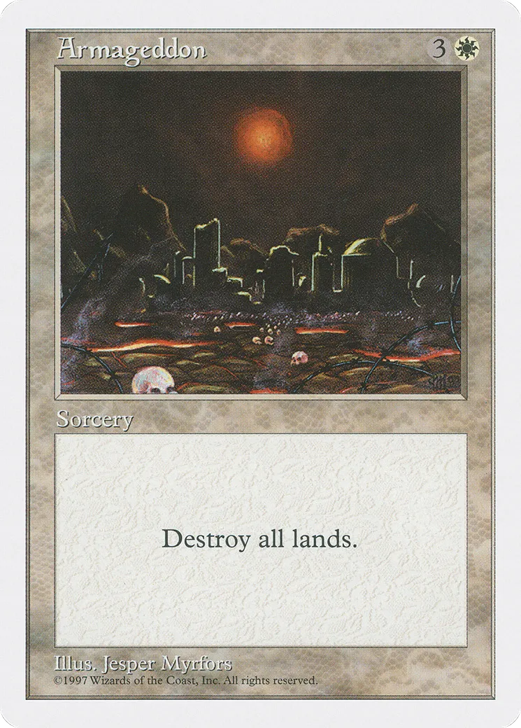 Armageddon — Fifth Edition — Magic: The Gathering