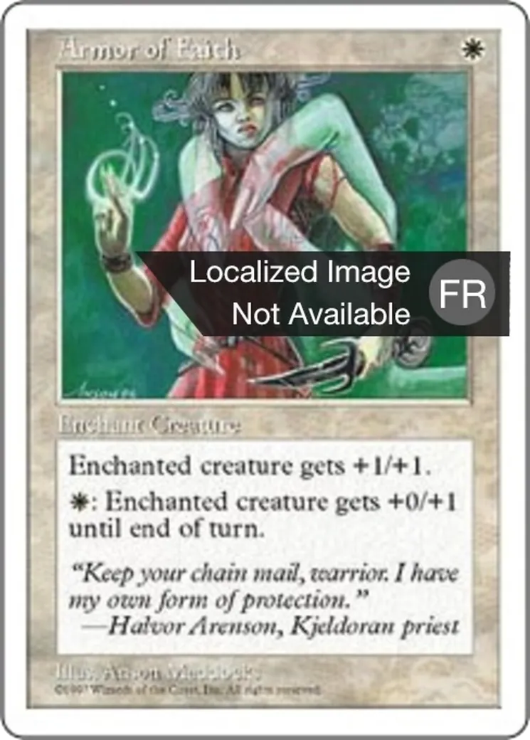 Armure de foi — Fifth Edition — Magic: The Gathering