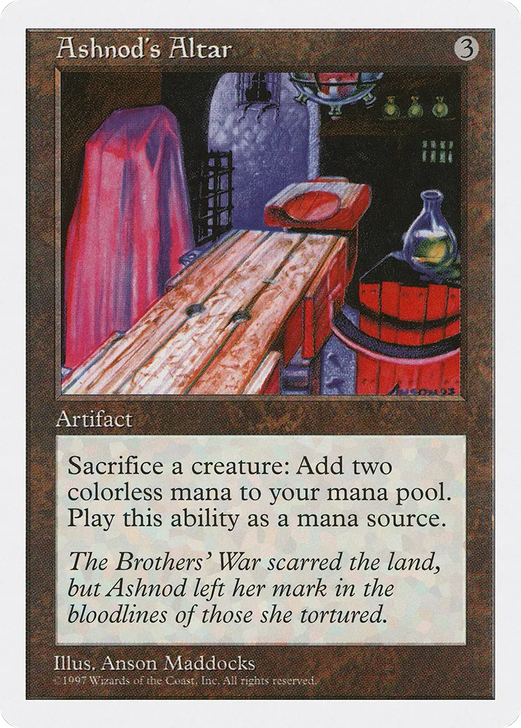 Autel d'Ashnod — Fifth Edition — Magic: The Gathering